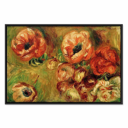 Leinwandbild - Pierre-Auguste Renoir – Les Anémones