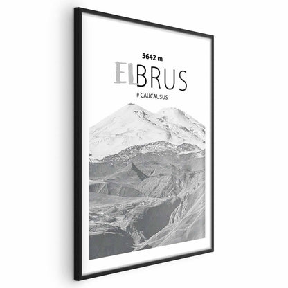 Poster - Majestic mountain peak Elbrus mountain crown mountain landscape