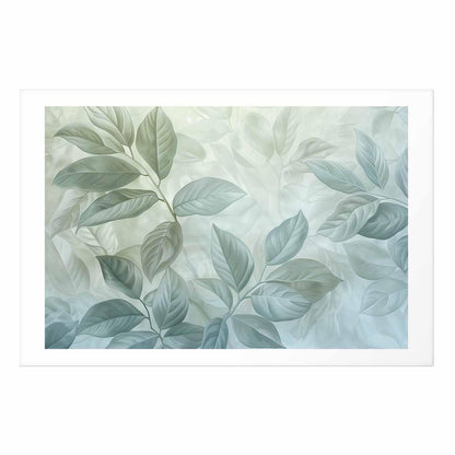 Poster - Mint Leaves - large botanical motif
