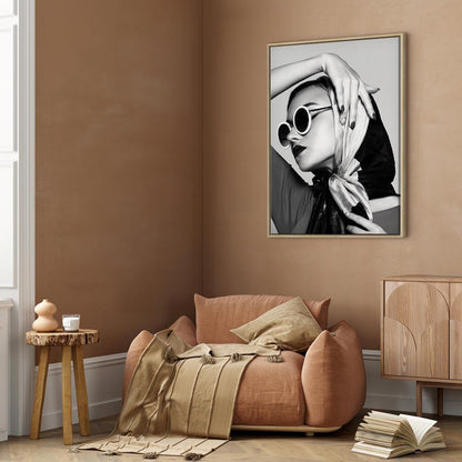 Leinwandbild - Stylish Lady (1 Part) Vertical