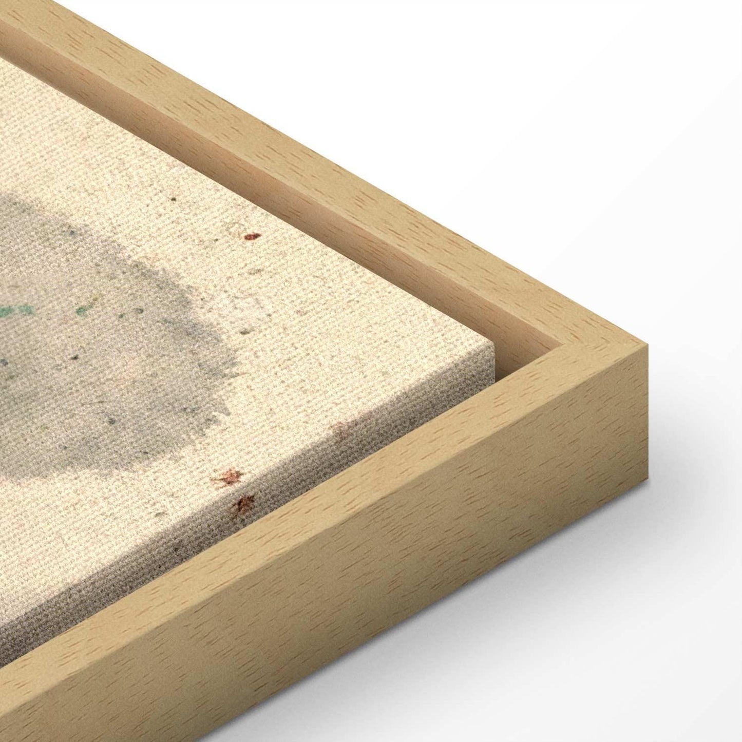 Leinwandbild - Leaves and spots – large vibrant shapes inspired by Matisse