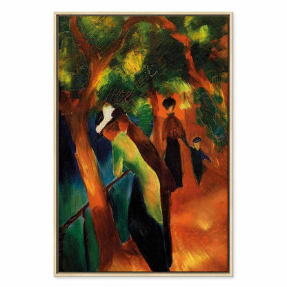 Leinwandbild - August Macke – Sunny Path