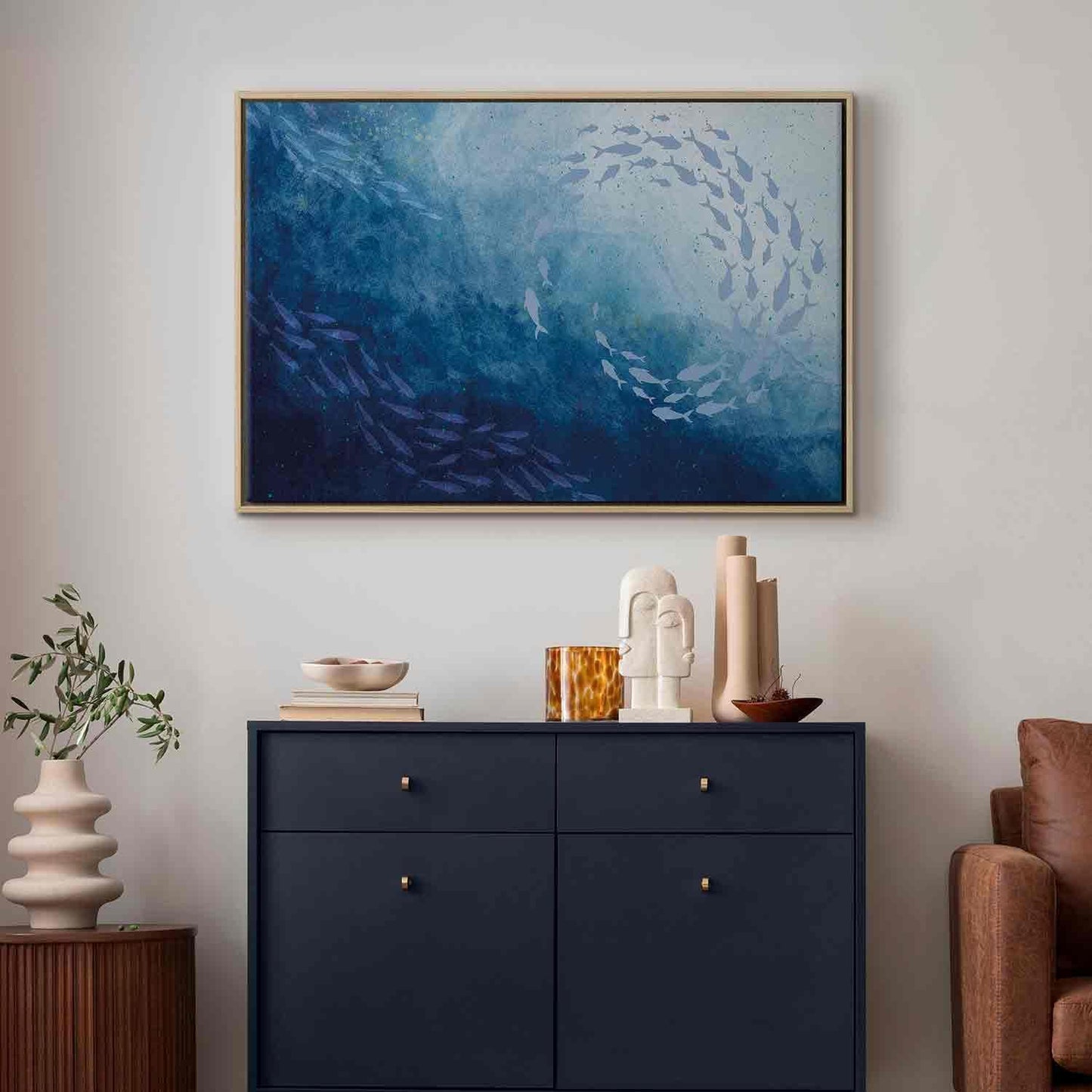 Leinwandbild - Sea depths