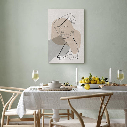 Leinwandbild - Romantic Morning (1 Part) Vertical