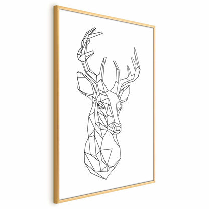 Poster - Geometric Deer Artgeist