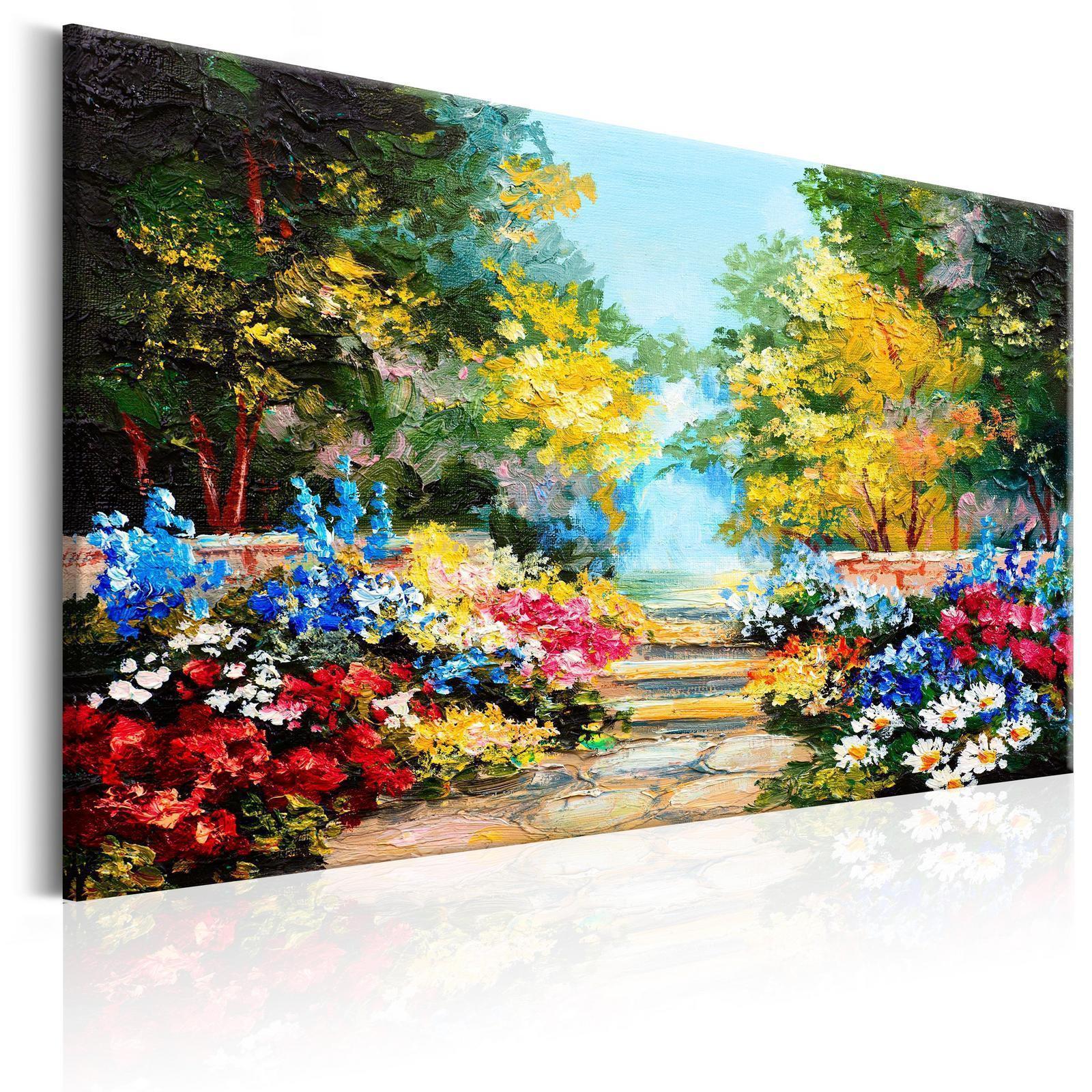 Leinwandbild - The Flowers Alley Artgeist