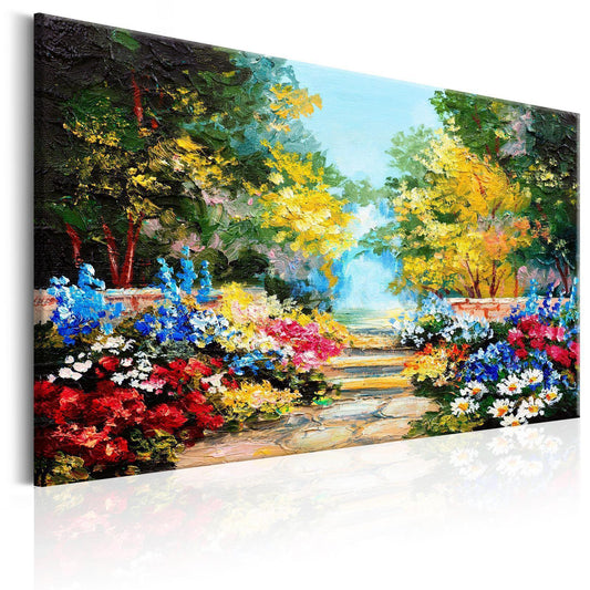 Leinwandbild - The Flowers Alley Artgeist