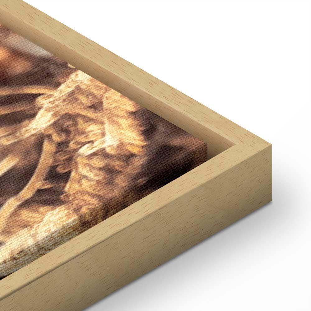 Leinwandbild - Golden Cone (1 Part) Vertical