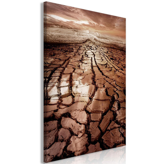 Leinwandbild - Drought (1 Part) Vertical Artgeist