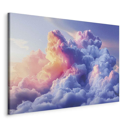 Leinwandbild - Clouds Like Painted: Artistic Brushes of Dawn Painting the Sky Artgeist