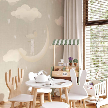 Fototapete - Mouse on the Moon