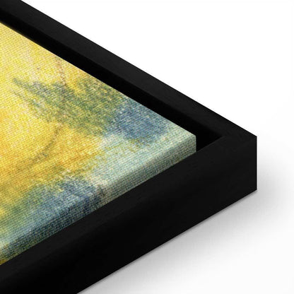 Leinwandbild - August Macke – Walker under trees (Walker in the park)