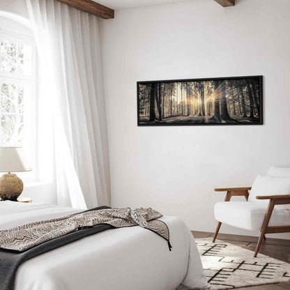 Leinwandbild - Forest Sun