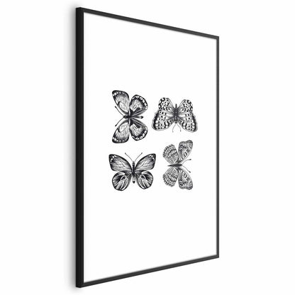 Poster - Four Butterflies Artgeist