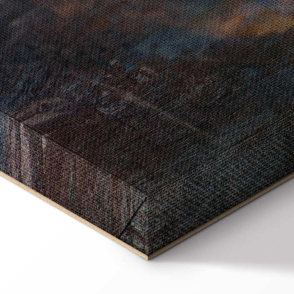 Leinwandbild - Copper Leaves (1 Part) Wide