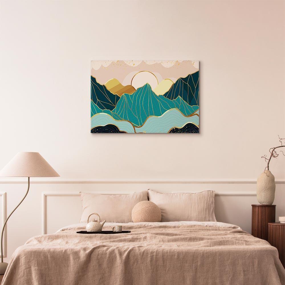 Leinwandbild - Green Pastures (1 Part) Wide