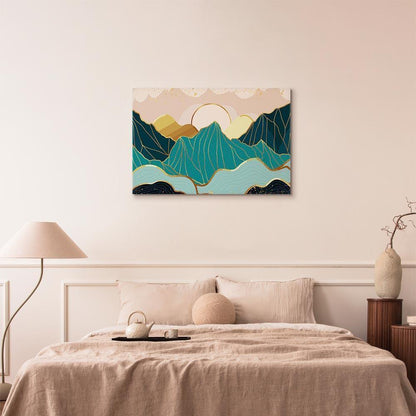 Leinwandbild - Green Pastures (1 Part) Wide