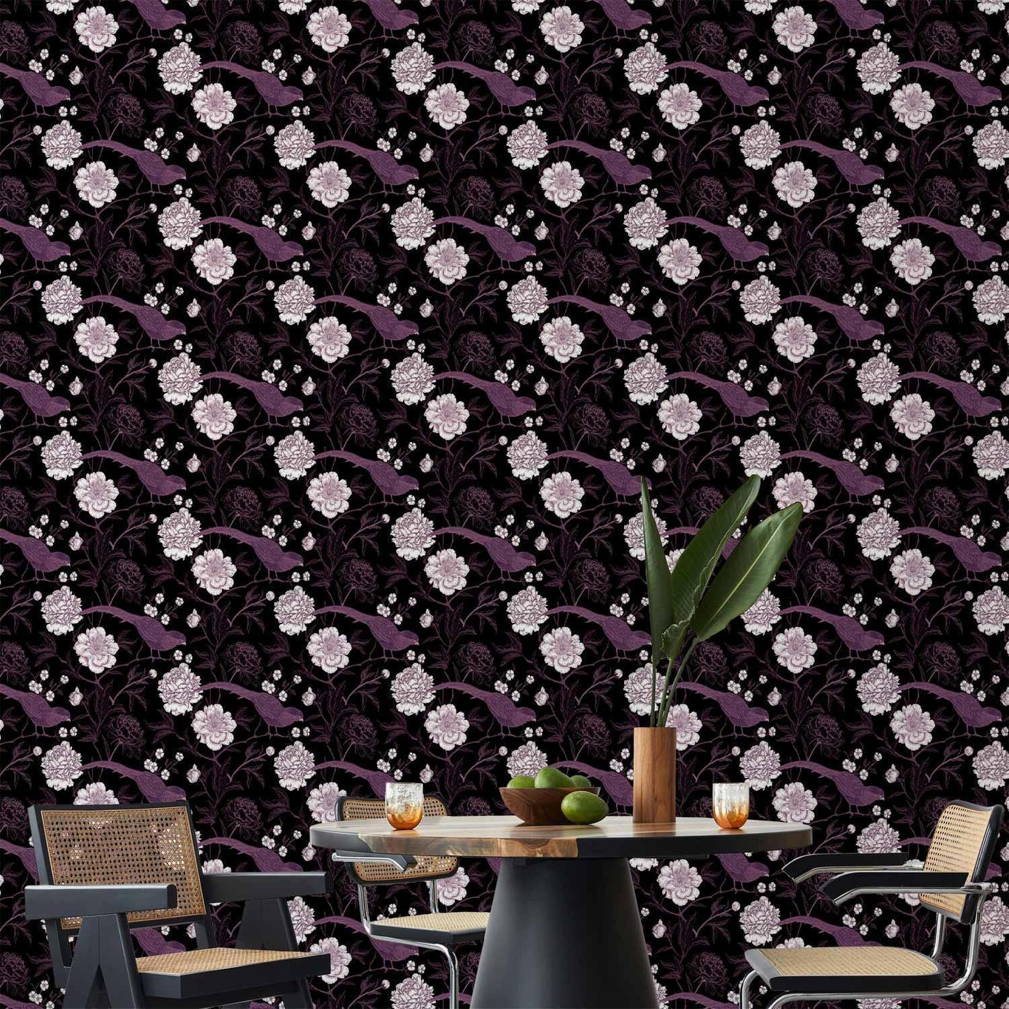 Tapete - Peonies and pheasants