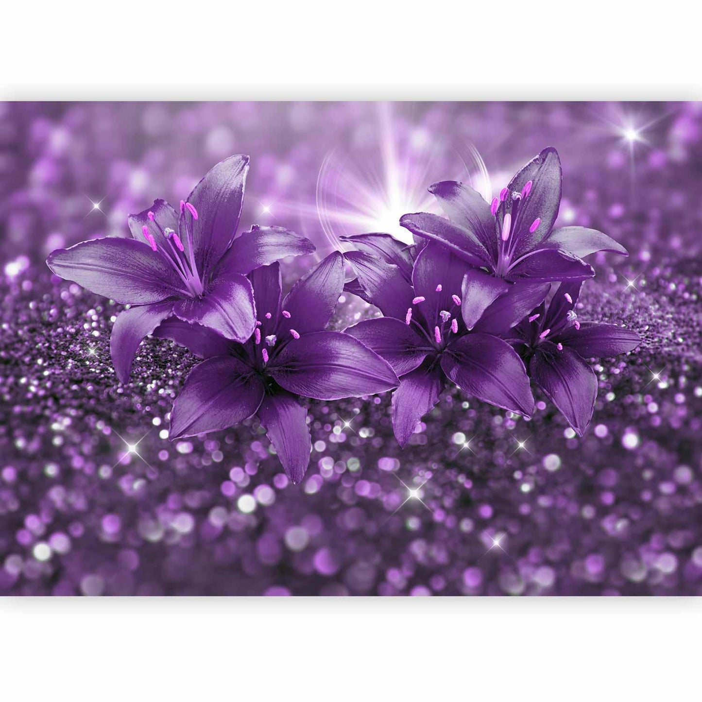 Fototapete - Masterpiece of Purple Artgeist