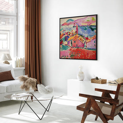 Leinwandbild - Henri Matisse – View of Collioure