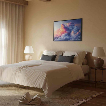 Leinwandbild - Clouds Like Painted: Artistic Brushes of Dawn Painting the Sky