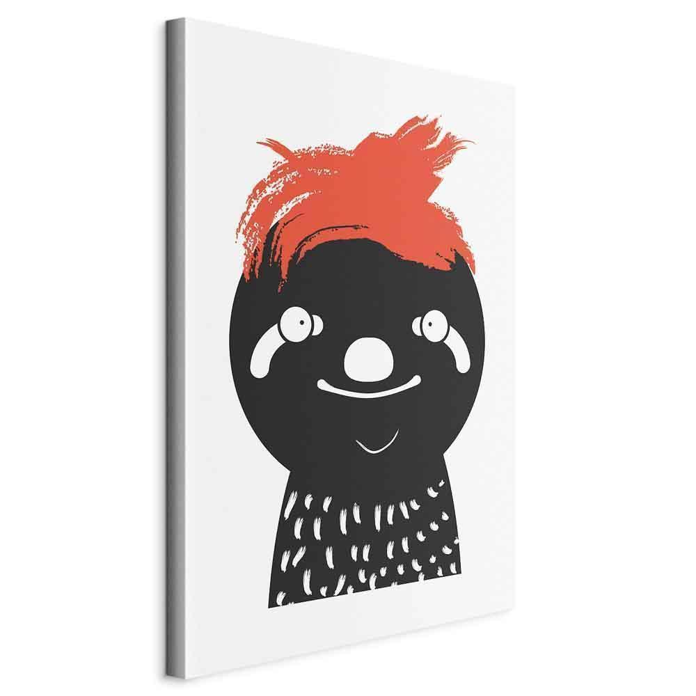 Leinwandbild - Crazy Sloth (1 Part) Vertical