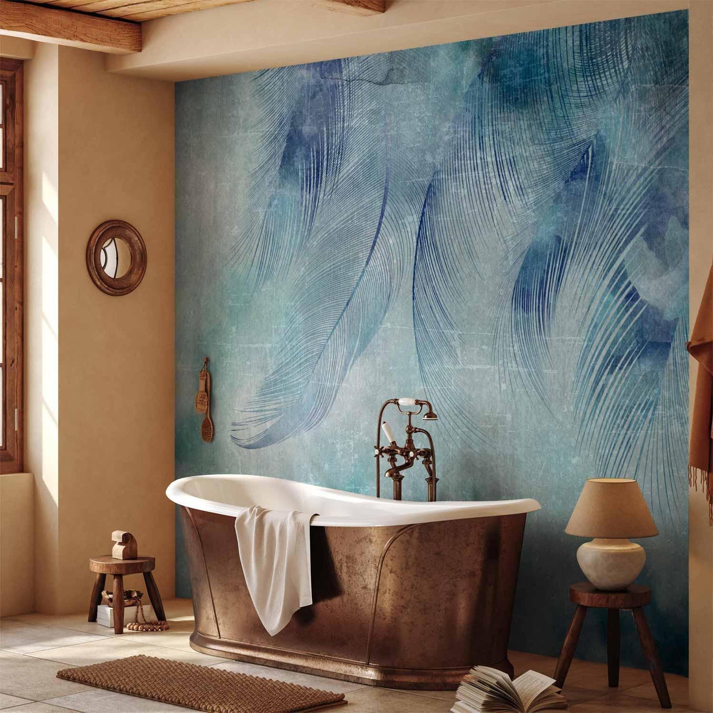 Fototapete - Blue Cupid