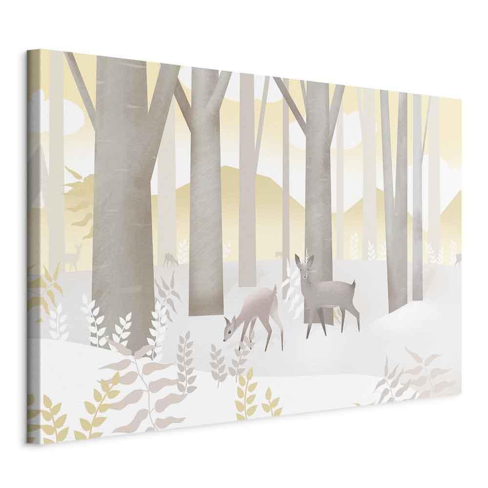 Leinwandbild - Fairy-Tale Forest (1 Part) Vertical - Third Variant