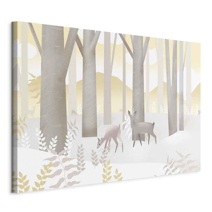 Leinwandbild - Fairy-Tale Forest (1 Part) Vertical - Third Variant