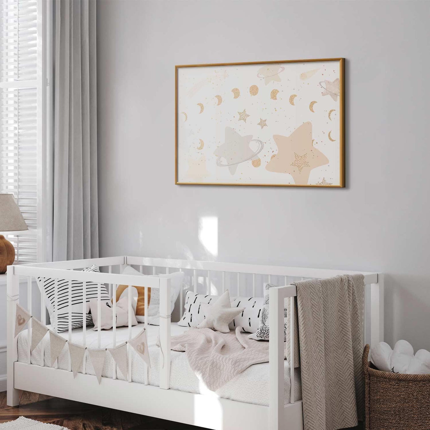 Poster - Moon and Stars