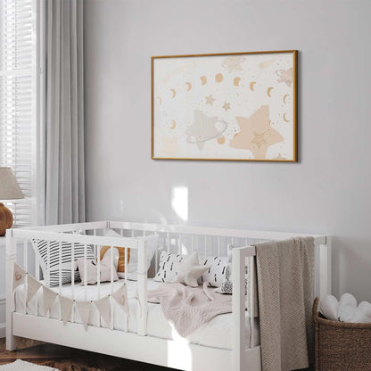 Poster - Moon and Stars