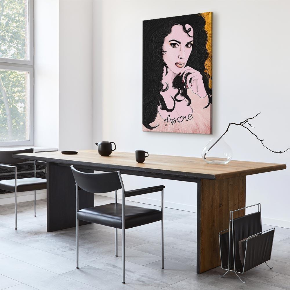 Leinwandbild - Amore Mio (1 Part) Vertical