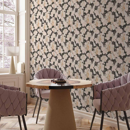 Tapete - White and beige hares