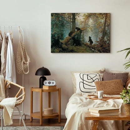 Leinwandbild - Ivan Shishkin – Morning in a Pine Forest