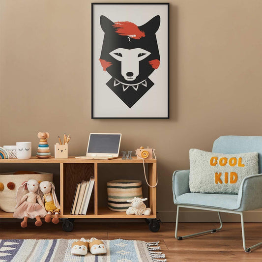 Poster Höflicher Fuchs – Stilvoll & charmant illustriert