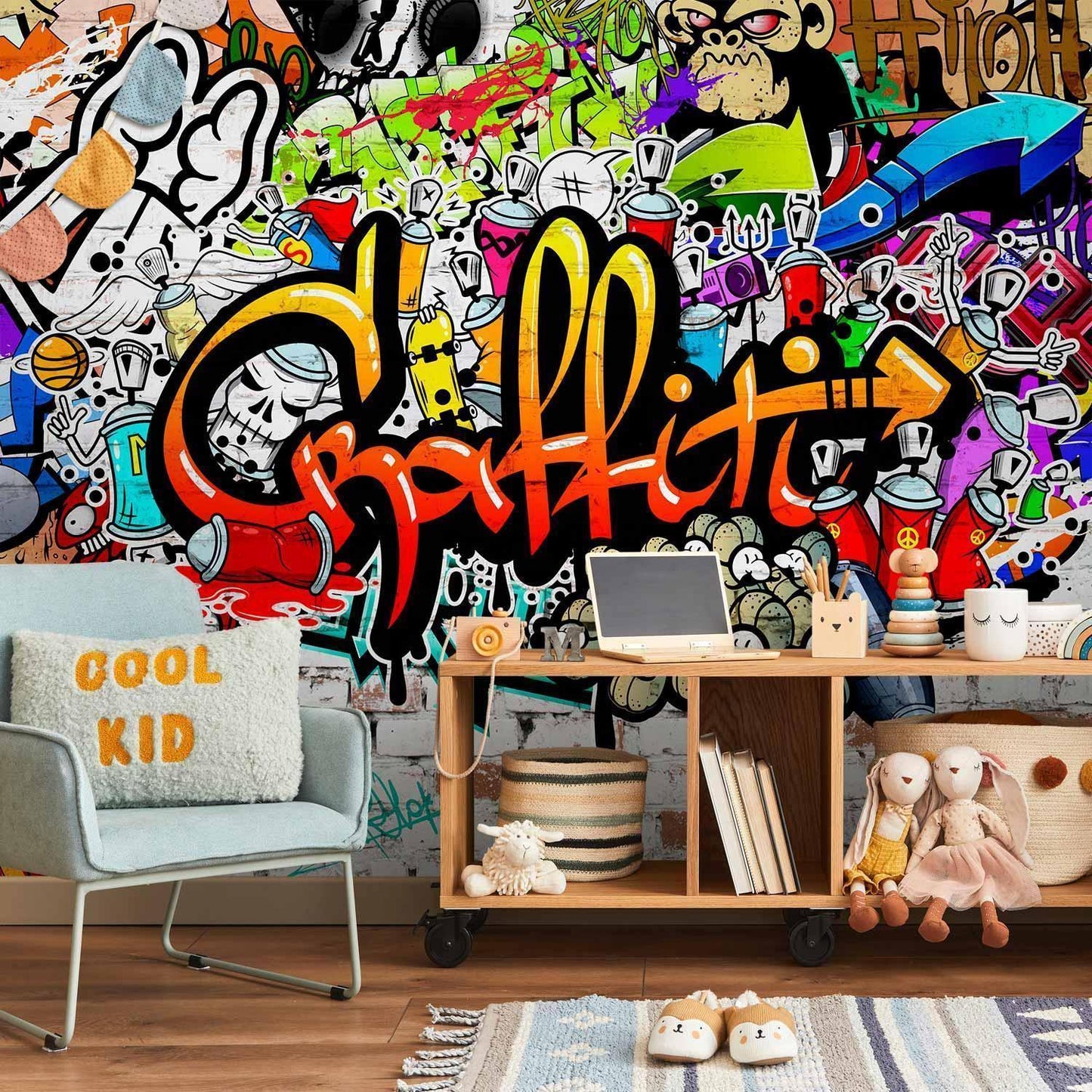 Fototapete - Colorful Graffiti Artgeist