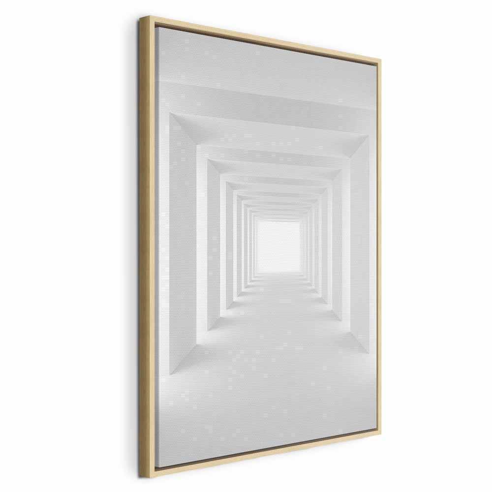 Leinwandbild - Shadow Tunnel (1 Part) Vertical