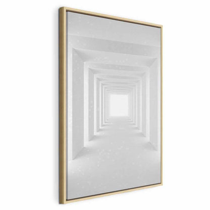 Leinwandbild - Shadow Tunnel (1 Part) Vertical