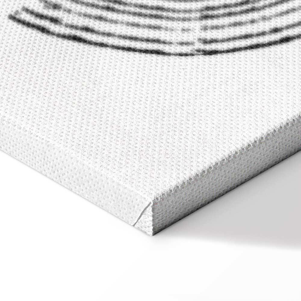 Leinwandbild - Landscape With the Sun (1 Part) Vertical