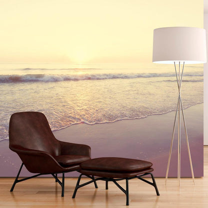 Fototapete Morgen am Strand – ruhige Strandlandschaft im Morgenlicht

