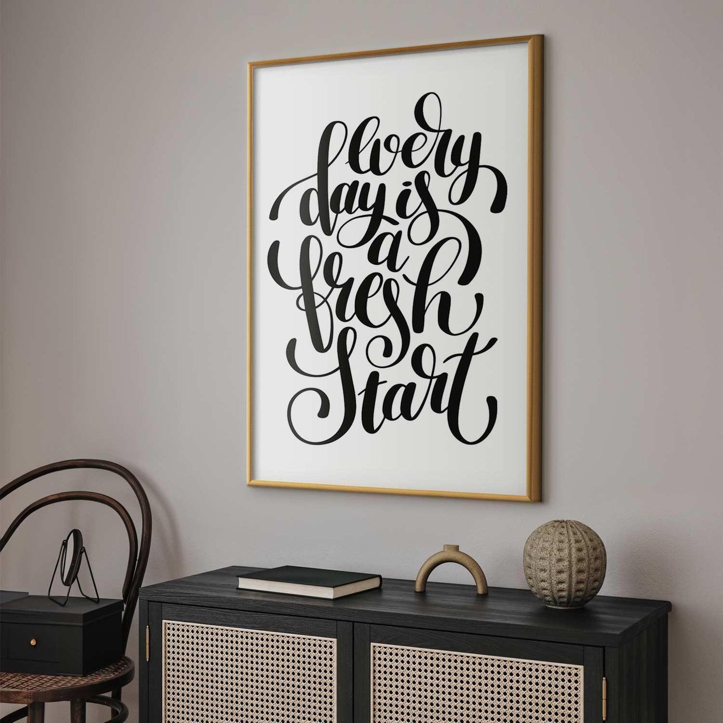 Poster - Every Day a Fresh Start Artgeist