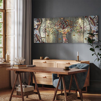 Leinwandbild - Tree of Life (5 Parts) Narrow