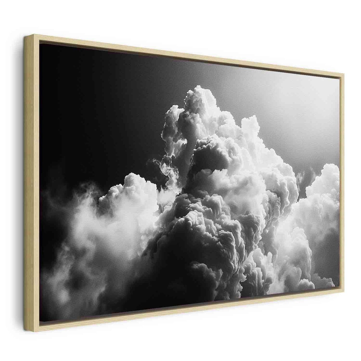Leinwandbild - Clouds Like from Dreams: Let the Sun Illuminate Your Day – A Visual Feast Artgeist