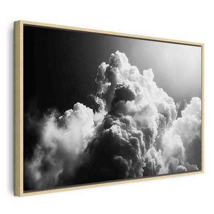 Leinwandbild - Clouds Like from Dreams: Let the Sun Illuminate Your Day – A Visual Feast Artgeist