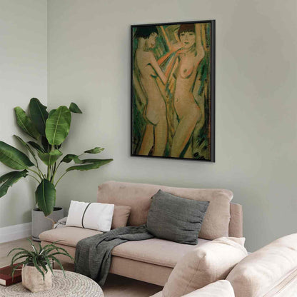 Leinwandbild - Otto Mueller – Two Girls