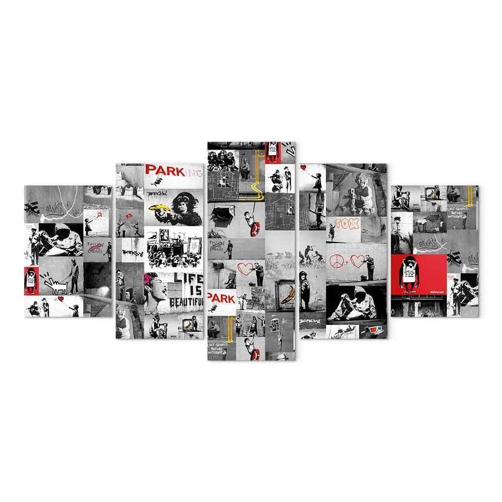 Leinwandbild - Street Art: Banksy IV
