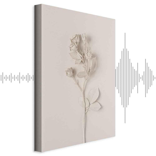 Leinwandbild - Harmonious Rose (1 Part) Vertical