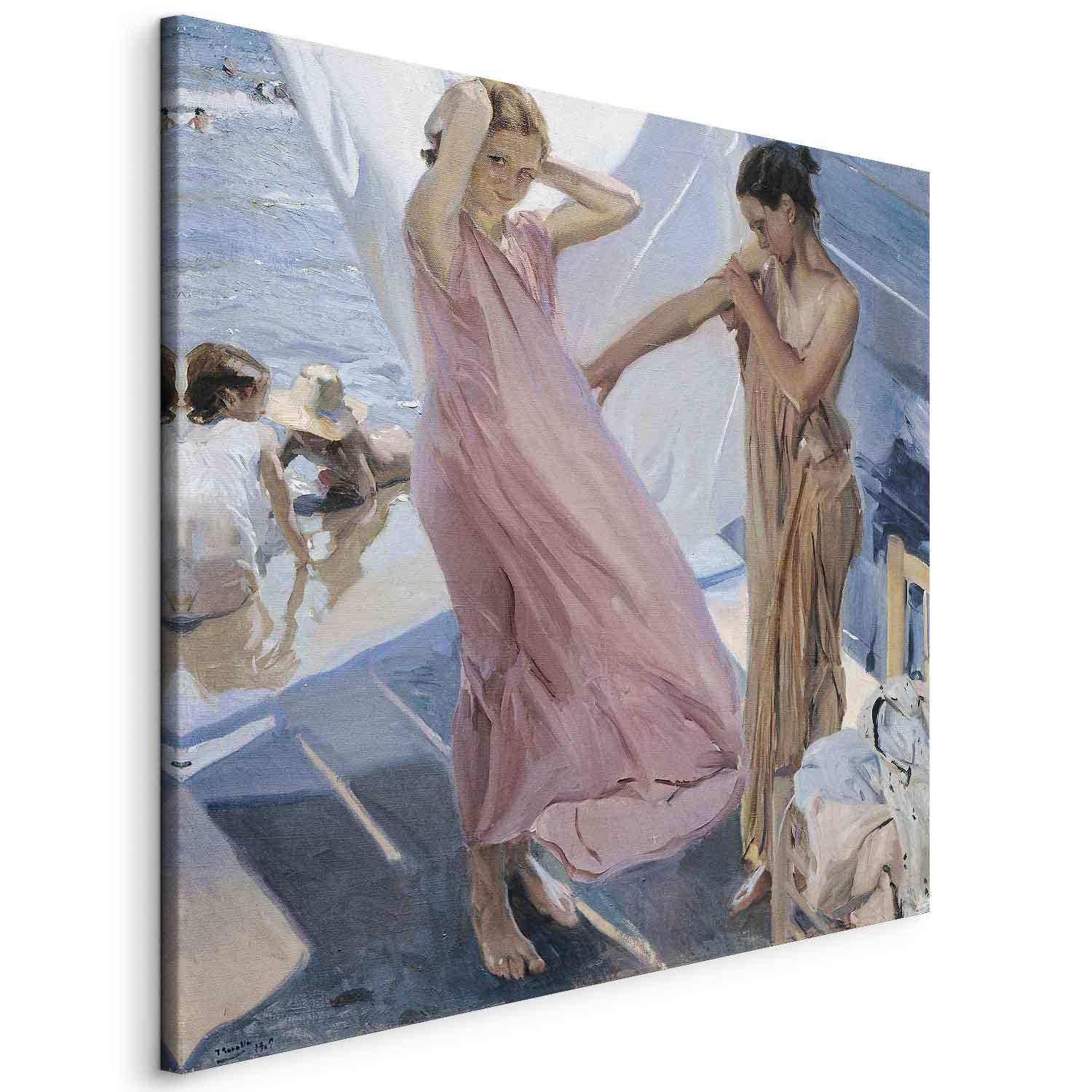 Leinwandbild - After Bathing, Valencia (Joaquín Sorolla y Bastida) Artgeist