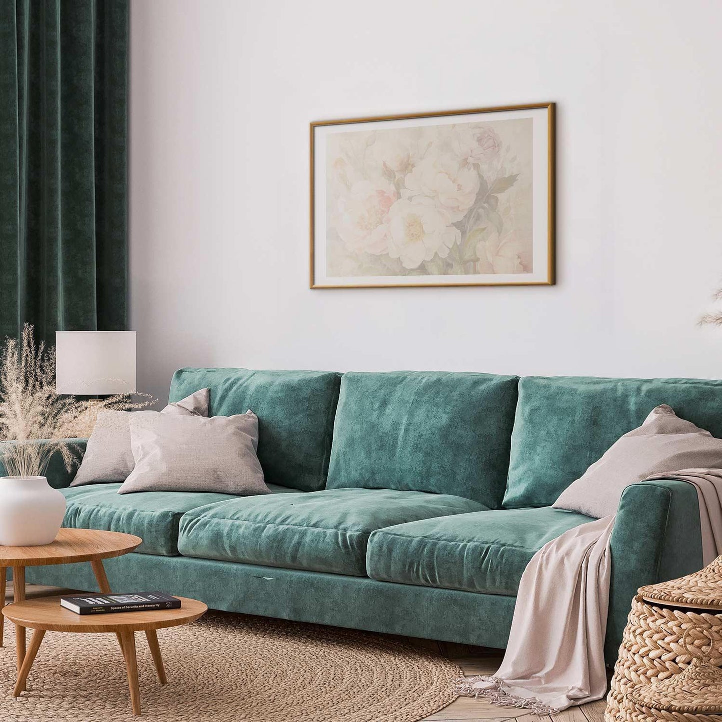 Poster - Peonies in the Mist