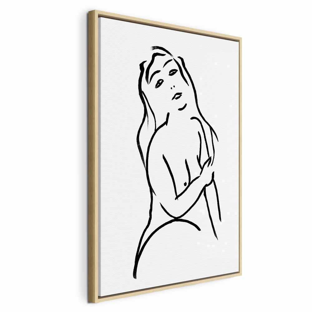 Leinwandbild - Passionate Touch (1 Part) Vertical